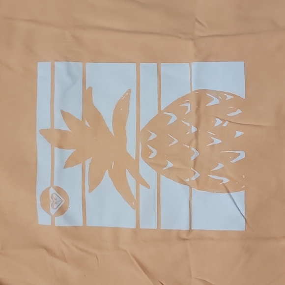Roxy Orange Pineapple Shirt Size M - Picture 3 of 6